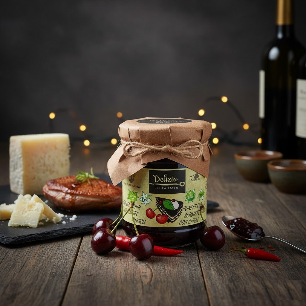 Bio Confettura SCHWARZWAELDER/FORESTA NERA con CILIEGIE