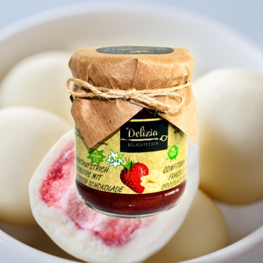 Bio Confettura FRAGOLE e CIOCCOLATO BIANCO
