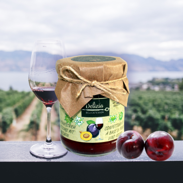 Bio Confettura PRUGNE E VINO ROSSO
