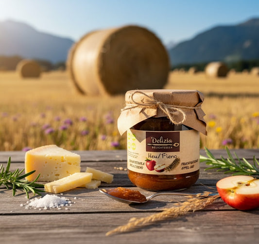 Bio Confettura MELA con FIENO Greco in Polvere