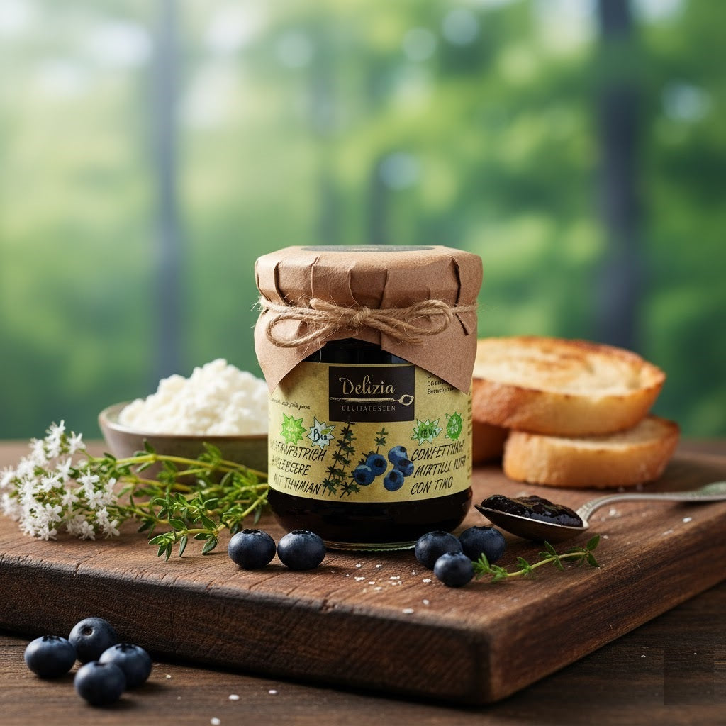 Bio Confettura MIRTILLI NERI e TIMO